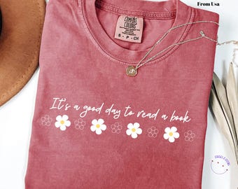 Comfort Colors Reading Teacher Shirt: Book Lover Gift