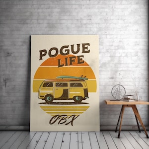 Outer Banks OBX jj kiara john b chase stokes pope pogues kooks jd tv show print netflix wall art fanart A3 A4 A5 Print, Digital Download