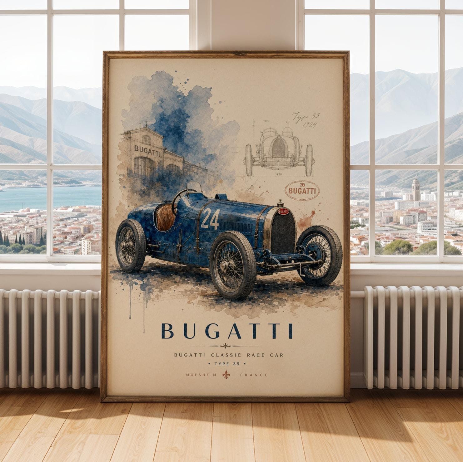 Vintage Bugatti Posters - Etsy