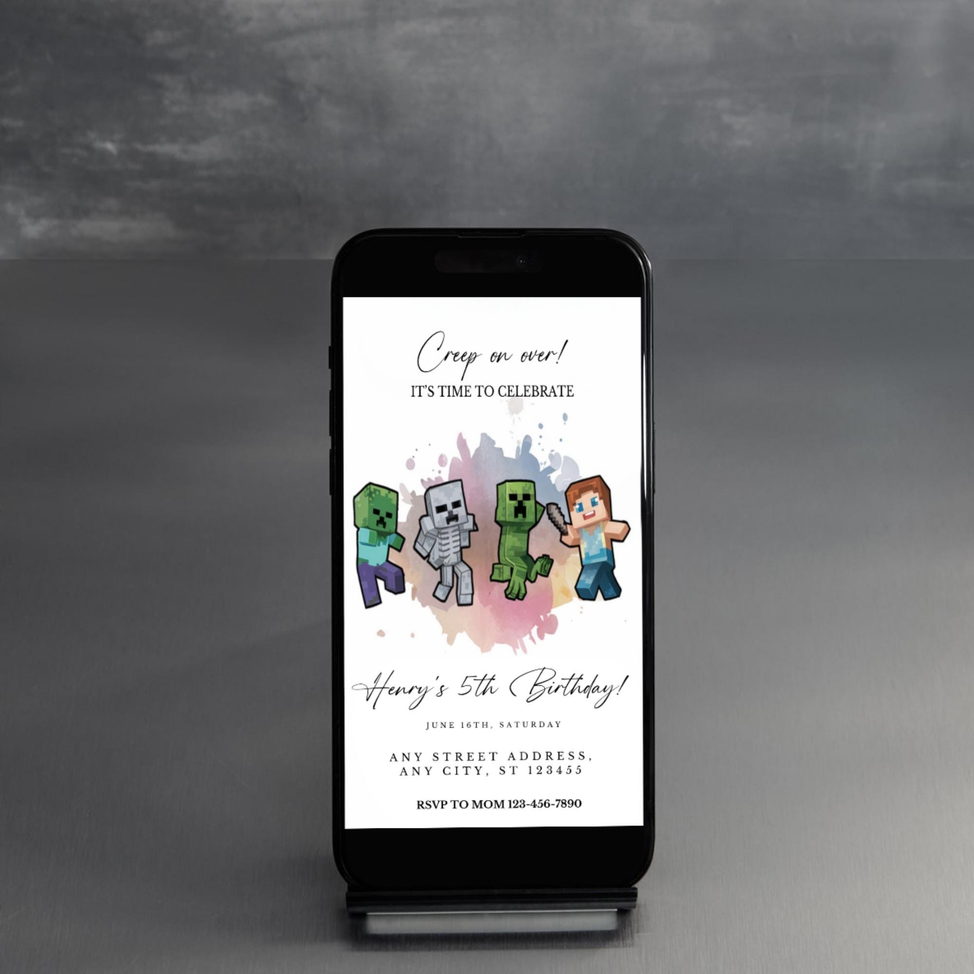 Mobile & Print Invite