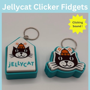 Porte-clés Jellycat Clicker | Anti-stress à clic satisfaisant | Joli bijou de sac | Porte-clés pour sac à dos | Cadeau de collection Jellycat