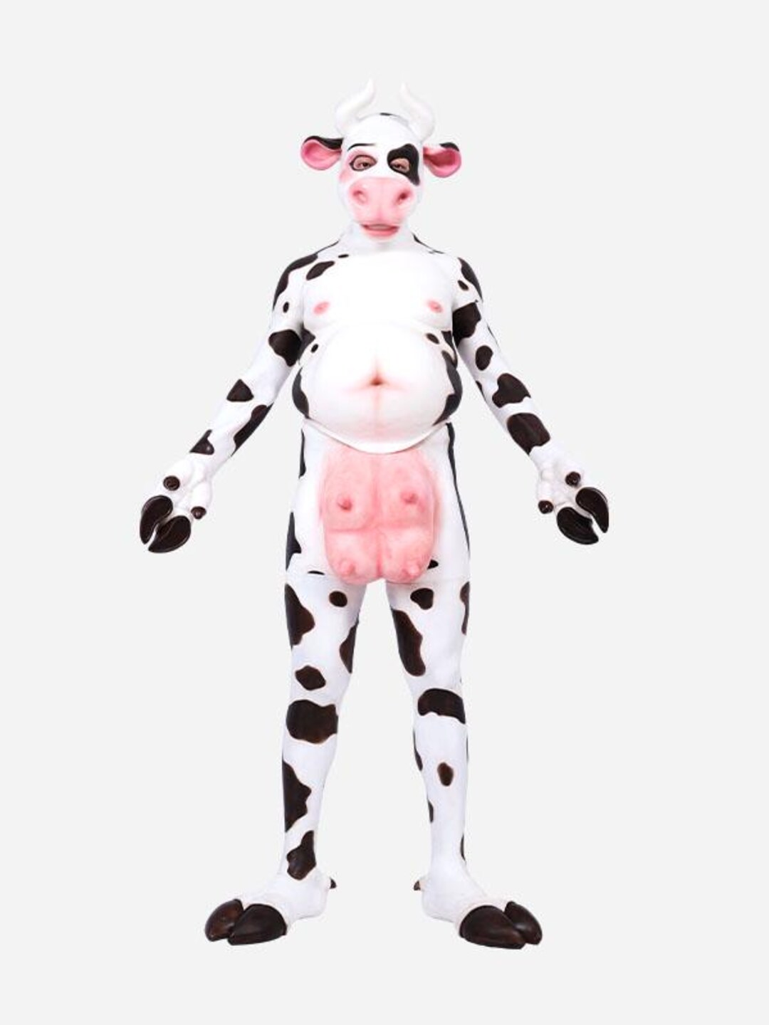 Costume Fetish SMITIZEN – Petto Finto In Silicone Nero, Taglia Unica, Per Cosplay E Feste