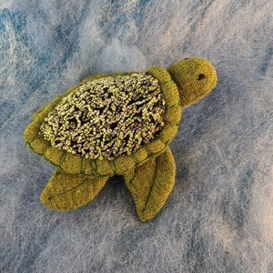 Sea Turtle, waldorf toy, eco friendly toy, all natural toy, toy turtle, stuffed turtle, stuffed animal, stuffed toy, Bild 1