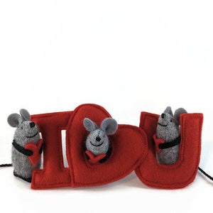 Mouse Valentine decoration image 1