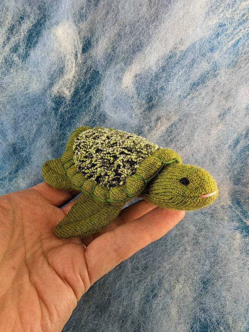 Sea Turtle, waldorf toy, eco friendly toy, all natural toy, toy turtle, stuffed turtle, stuffed animal, stuffed toy, Bild 7