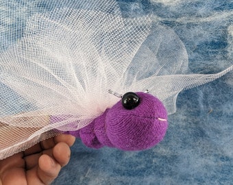 Dragonfly toy, dragonfly puppet, stuffed toy, stuffed animal, waldorf toy,