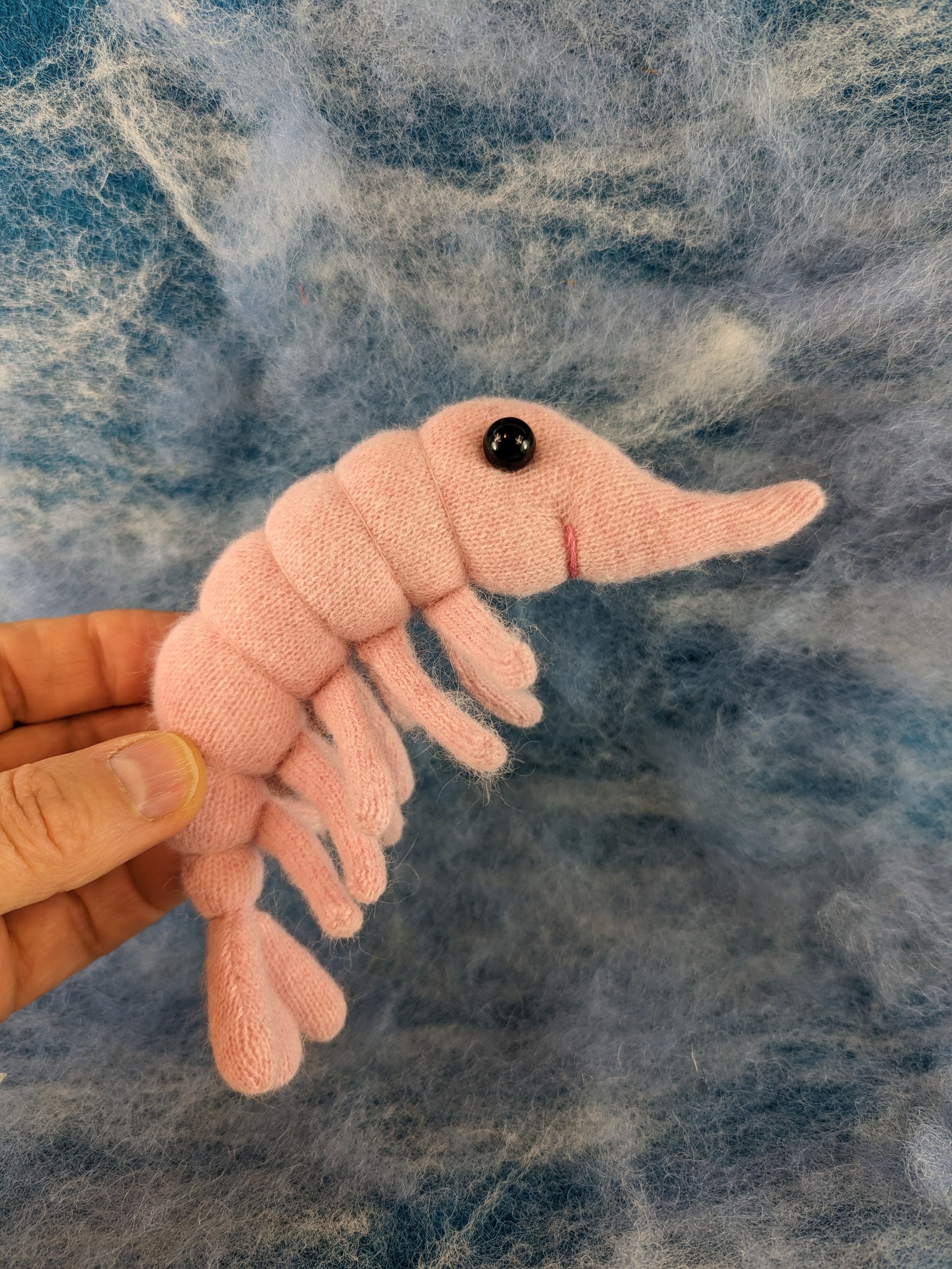 Toy Shrimp, Stuffed Toy, Waldorf Toy, Child's Toy, Small Plushie, Sea  Creature, Pink Shrimp, Toy Fish,wool Toy, Stuffed Animal 