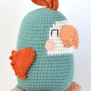 Thiago the Parrot Crochet Pattern – Intermediate Amigurumi PDF Tutorial Using Medium Weight Yarn