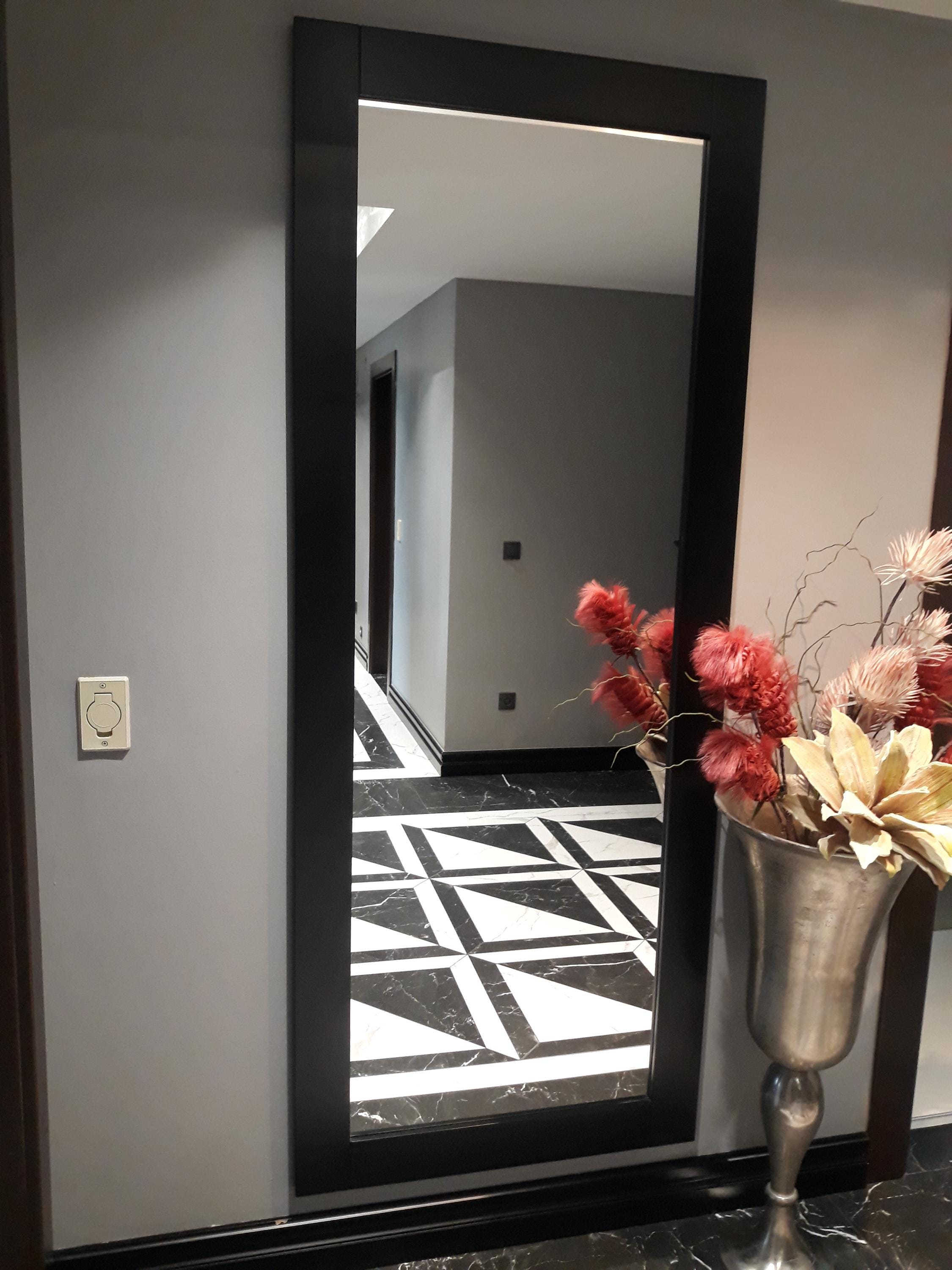 Large Wall Mirror for Entryway Decoration Rectangular Full Length Size ...