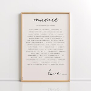 Printable Grandma Poster - Gift for Grandma - Grandmothers Day - Printable Gift - Original - PDF File