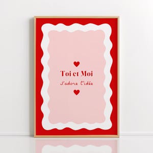 Couple Poster You and Me - Gift for Valentine's Day - Decorative Poster - Gift to Print - Original - PDF File