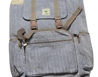 Hemp Backpack, natural fiber backpack