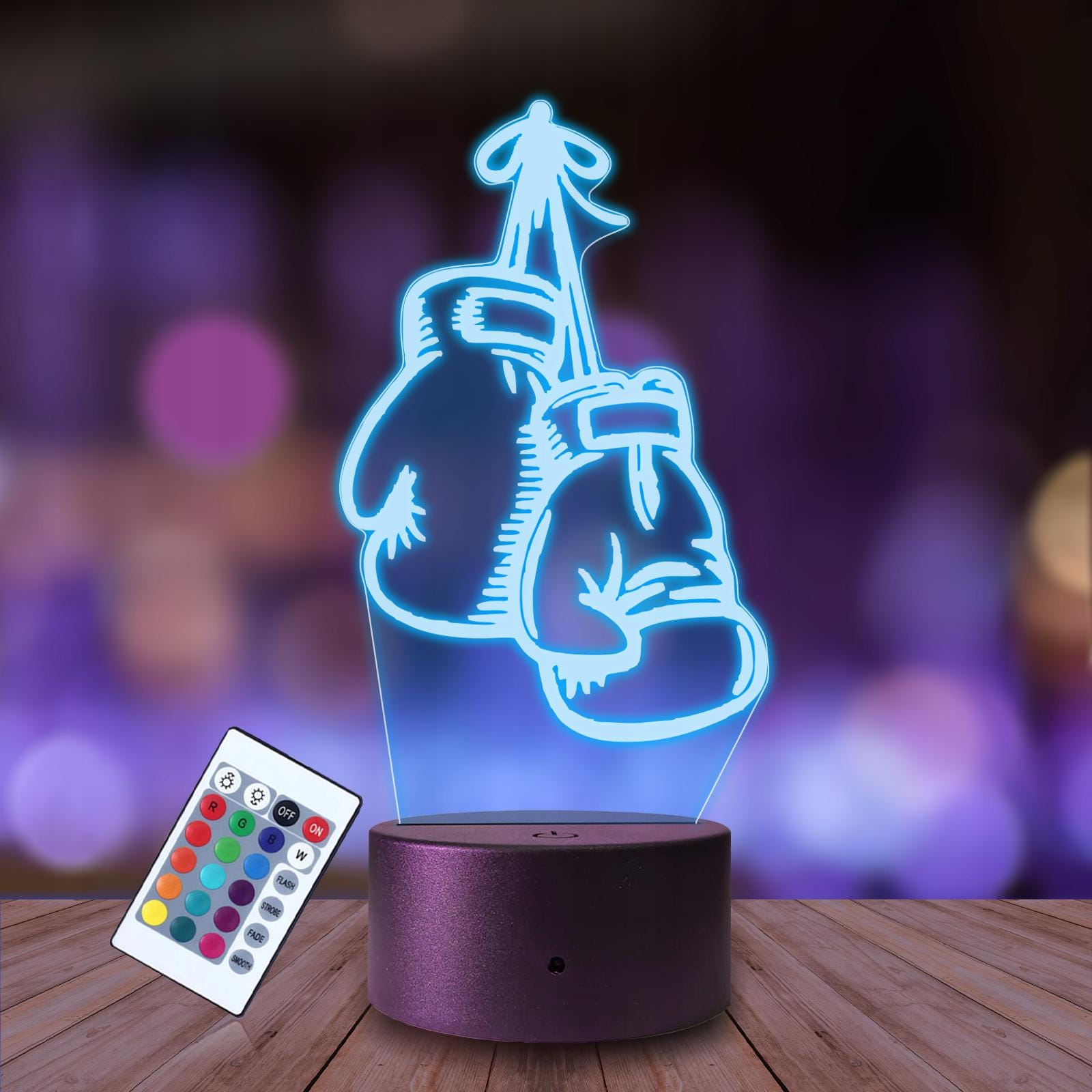 Night Light 3D LED Boxing Gloves Personalized Gift