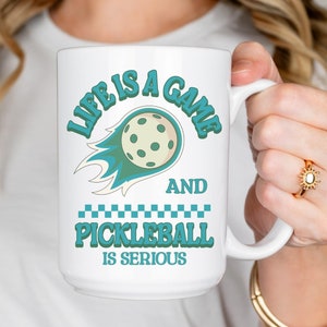 Pickleball Mug,  Funny Pickleball Coffee Cup, Gift for Pickleball Player, Pickleball Lover Gift, Pickleball