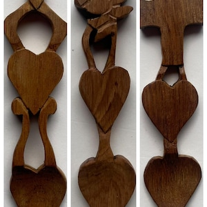 Cuchara de amor de roble personalizada de 5" - Regalos para maestros, obsequios simbólicos, obsequios de agradecimiento, obsequios de amor.
