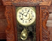 Victorian New Haven, Ct, Clock Makers Shelf Mantel clock