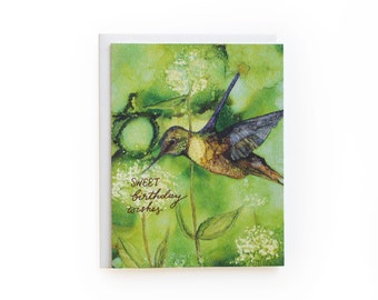 Sweet Birthday Wishes - Letterpress card