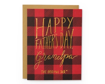 Original Dad - letterpress card