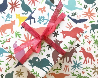 Otomi Multi Gift Wrap - 3 Single Sheets