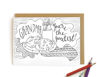 Cookies Grandma - letterpress card