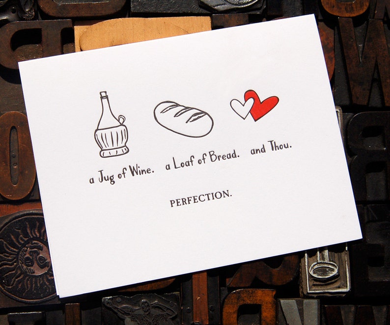 Perfection letterpress card 画像 4