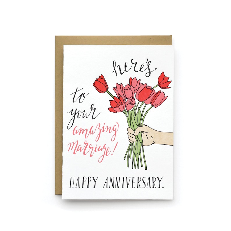 Amazing Marriage letterpress card image 1