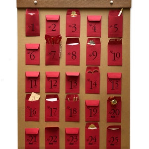 Letterpress Christmas Advent Calendar | Holiday as a Family
