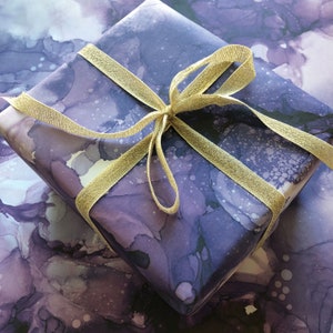 Deep Purple Gift Wrap 3 Single Sheets image 3