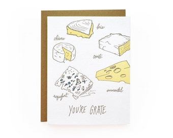 Grate - letterpress card