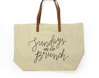 Sundays are for Brunch Tote Bag