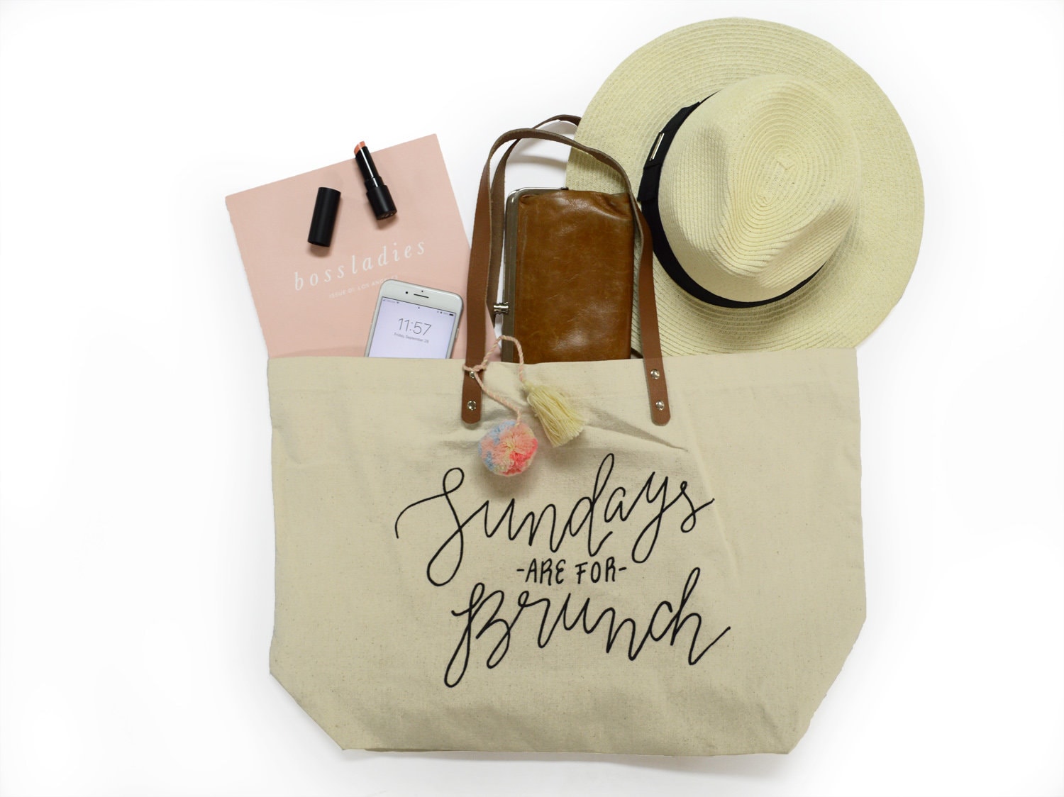 Sundays Are for Brunch Tote Bag - Etsy