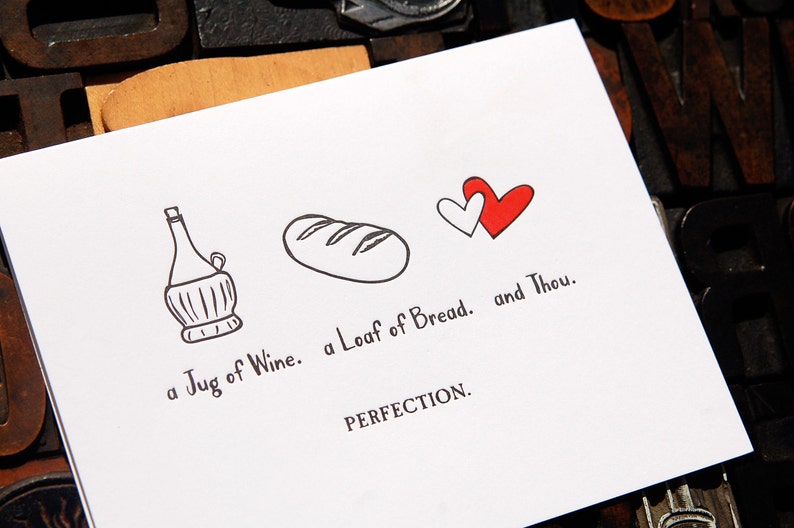 Perfection letterpress card image 2