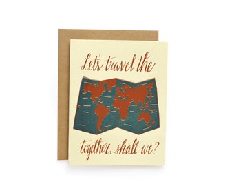 World Together - letterpress card