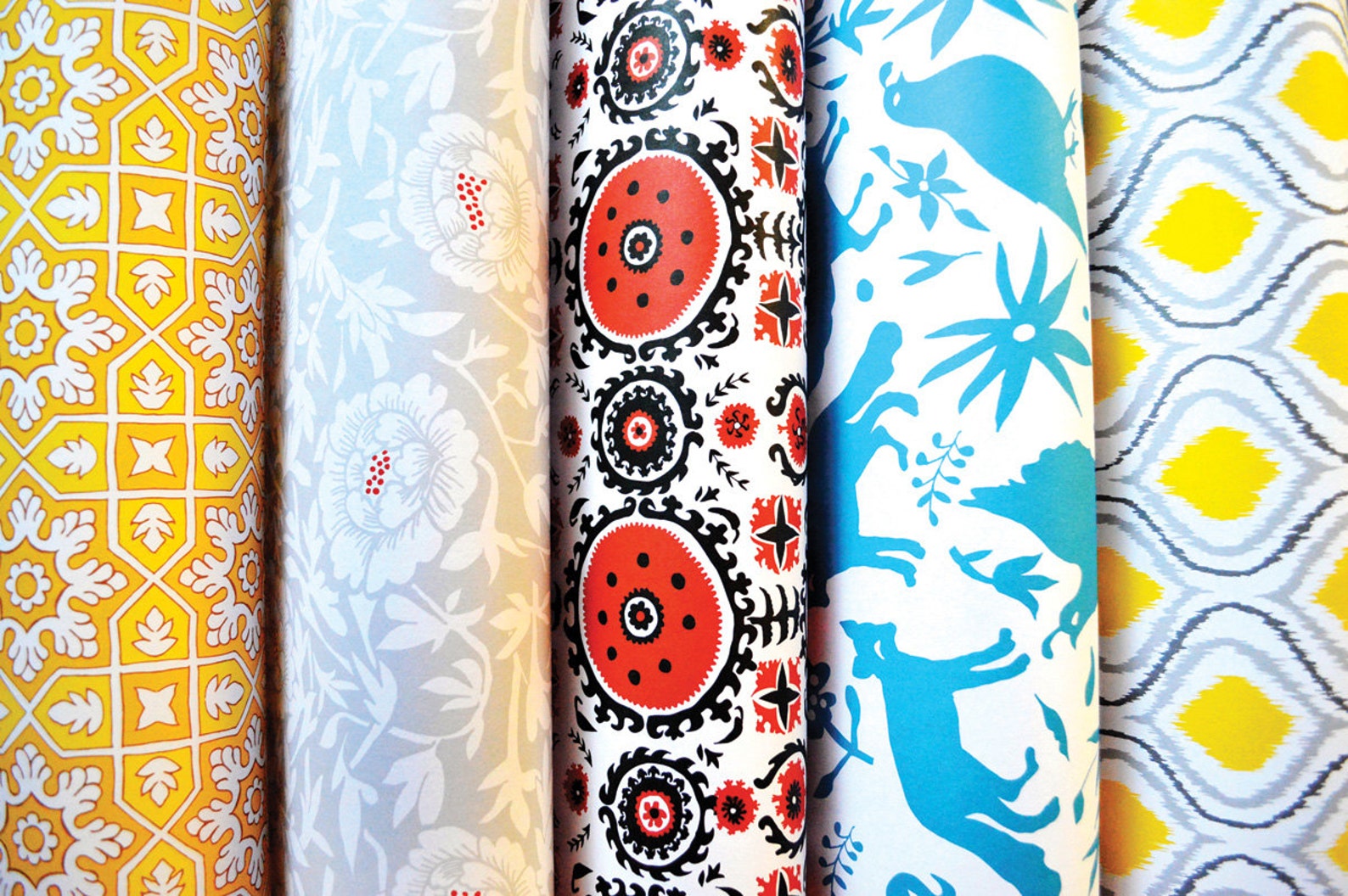 Gift Wrap Sheets, 5 Assorted, 22 X 28 Etsy