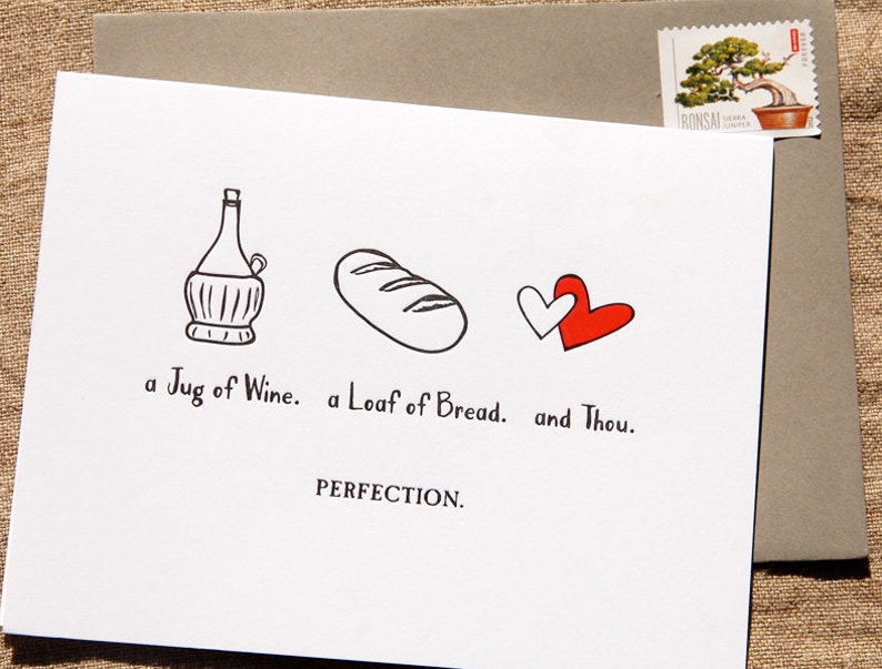 Perfection letterpress card 画像 3
