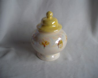 Small  #50 Ceramic Cremation Urn / Mother of Pearl