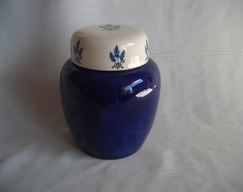 Ceramic Cremation Urn / Small M / Bluebonnets