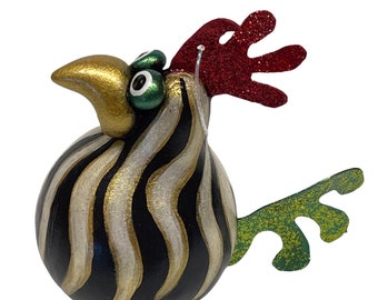 Chicken Ornament | Rooster Ornament | Chicken Christmas Ornament | Rooster Christmas Ornament | Chicken Decor | Christmas Decor