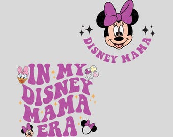 In My Mama Era Svg, Family Vacation Svg, Mother's Day Svg, Mouse Mom Png, Family Trip PNG, Magical Kingdom, Gift For Mommy, Digital Download