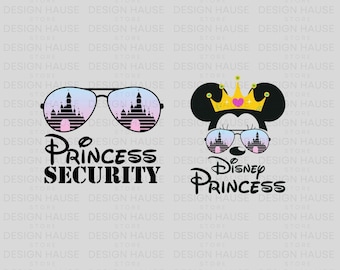 Princess Security Svg, Funny Dad Svg, Family Trip Svg, Boy Friend Security Svg, Funny Girl Quote Svg, Mouse Ear Svg, Png Svg Files For Print