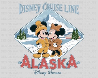 Cruise Line Alaska Wonder Png, Mouse and Friends Alaska Png, Family Vacation Cruise Png, Cruise Trip Png, Alaska Png, Magical Kingdom