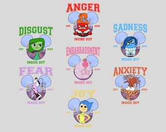 Bundle 7+ Inside Out It's Okay To Feel All The Feels Png, Emotions Mental Health Png, Cartoon Emotions Friends, Therapist Psychologist Png