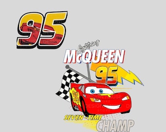 Cars Png, Lightning McQueen Png, Think Fast Cars Png, Png Cars Sublimation Design, Only Png, Digital File, Instant Download, Cars PNG Bundle