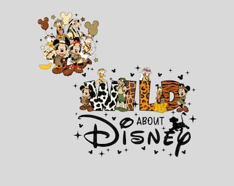 Bundle Animal Kingdom PNG, Mickey Safari T-Shirt Png, König der Löwen Sweatshirt, Mickey und Freunde Shirt, Wild über Shirt Png, Minnie Safari