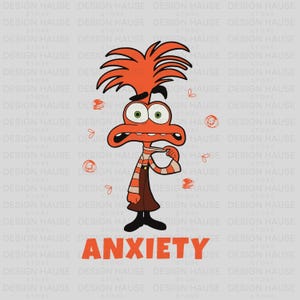 Anxiety Svg,Anxiety Png, Anxiety Eps, Inside Out 2 Png Png, Family Vacation Png, Sublimation, Anxiety Shirt Png, Digital File