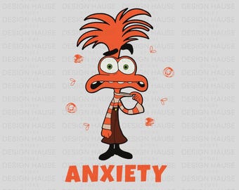 Anxiety Svg,Anxiety Png, Anxiety Eps, Inside Out 2 Png Png, Family Vacation Png, Sublimation, Anxiety Shirt Png, Digital File