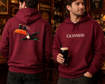 Guinness Toucan Hoodie | Vintage Pub Culture Apparel