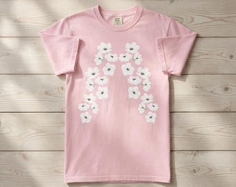 Koszulka Comfort Colors® Dogwood | Wiosenne kwiaty, unisex Cottagecore