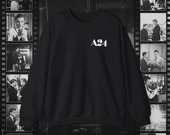 Bluza A24: Bluza z okrągłym dekoltem w stylu filmu niezależnego