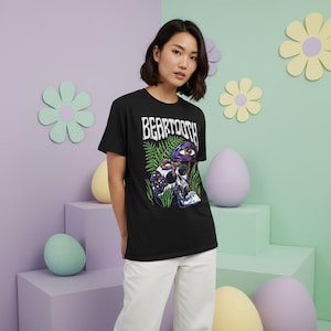 Beartooth Skull Mushroom Graphic Tee, Vintage Rock Streetwear Shirt
